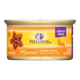 Wellness Pet Products Cat Food - Chicken Dinner - Case of 24 - 3 oz. (SKU: 1137728)